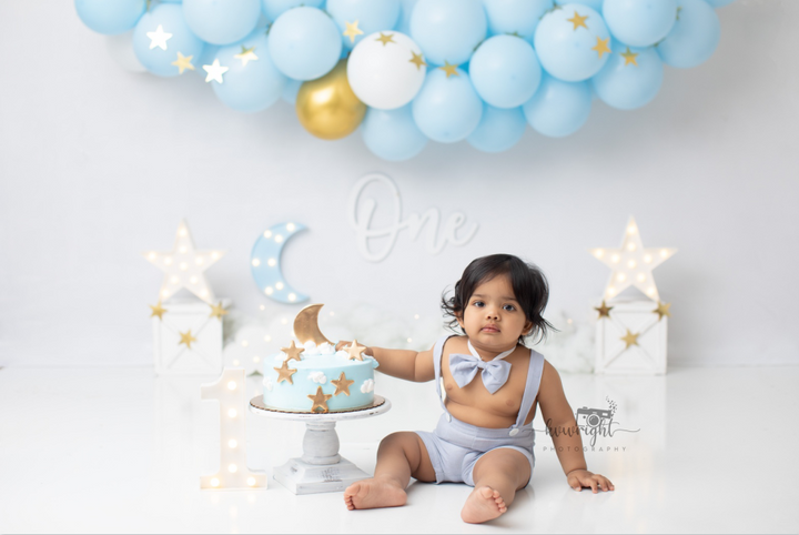 Avezano Star Balloon Theme Photography Birthday Backdrop Designed By Vanessa Wright-AVEZANO