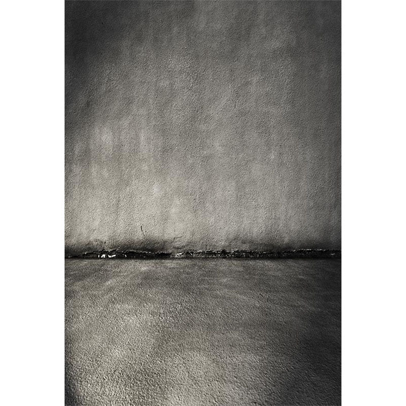 Avezano Gray Tone Wall Backdrop With Same Floor For Photography-AVEZANO