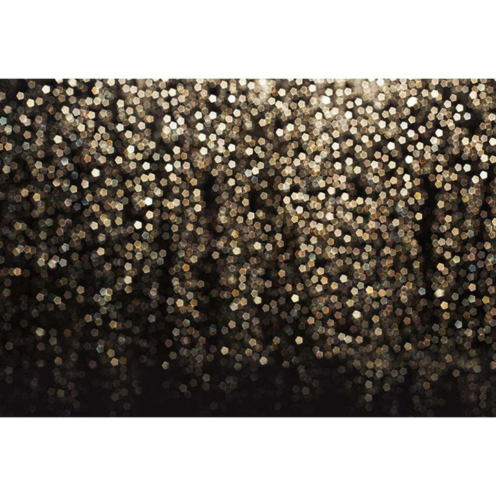 Avezano Black Tone With Sparkle Gold Bokeh Backdrop For Photography-AVEZANO