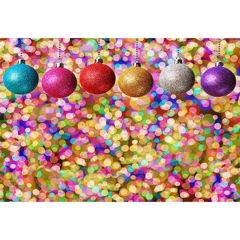Avezano Colourful Bokeh Backdrop With Colourful Balls For Photography-AVEZANO
