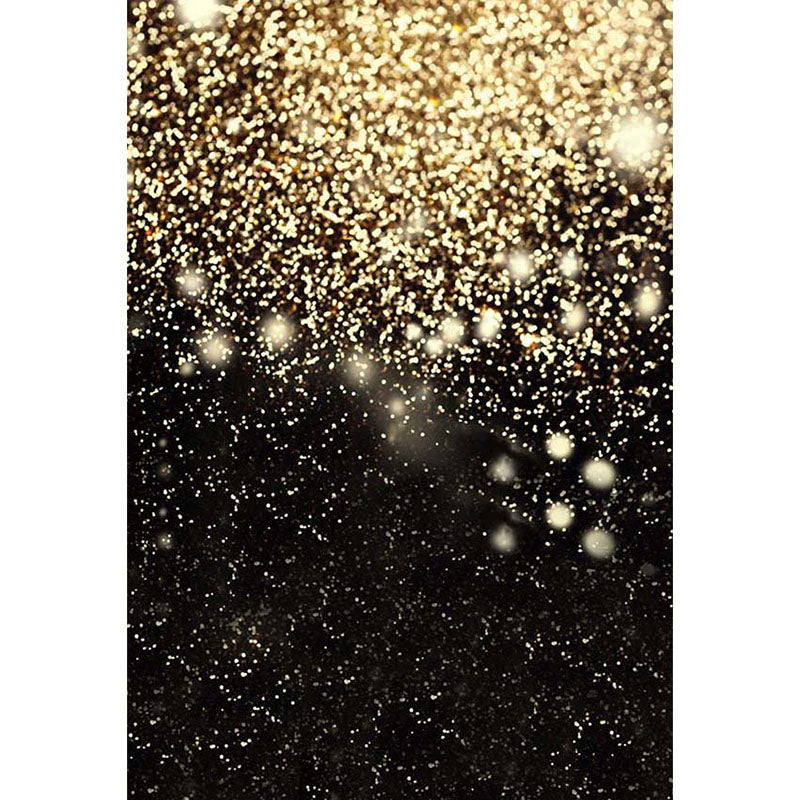 Avezano Golden Sparkle Powder Falls Bokeh Backdrop For Photography-AVEZANO