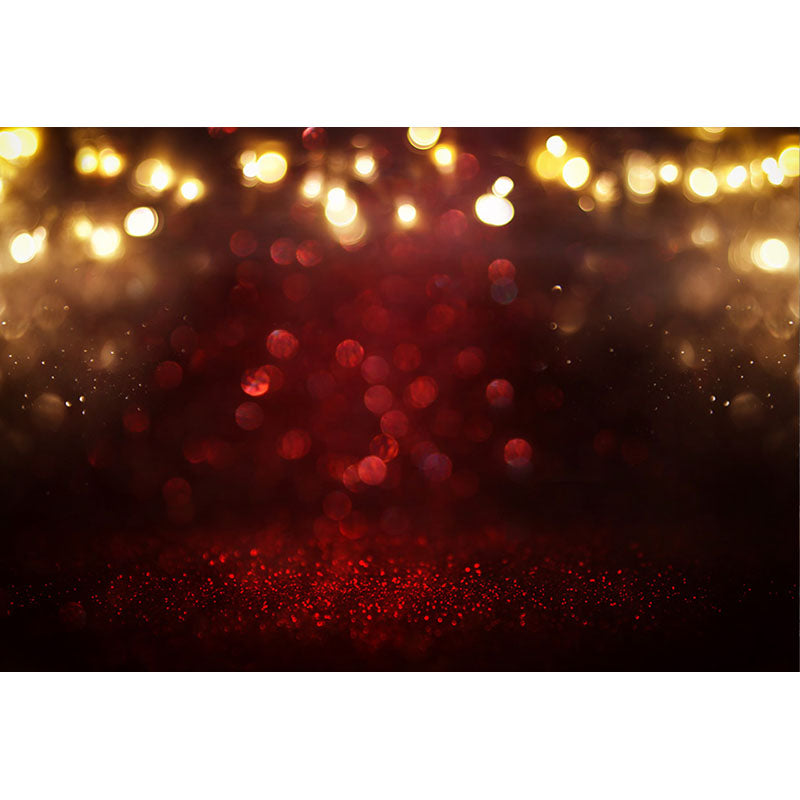Avezano Red And Gold Sparkle Bokeh Backdrop For Photography-AVEZANO