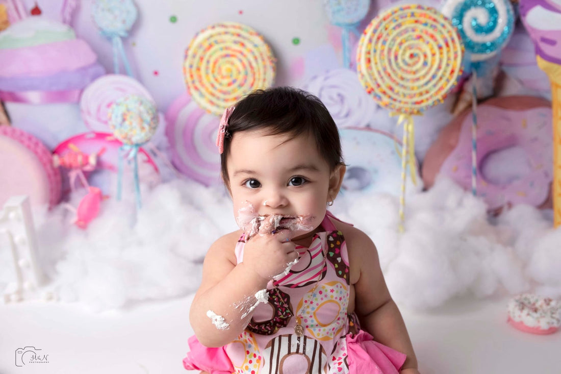 Avezano Lollipops And Donuts Photography Backdrop