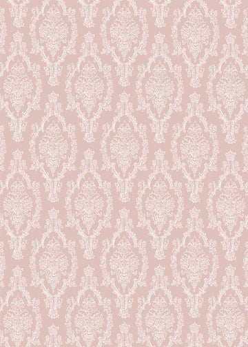 Avezano Pink Background With Classical Floral Pattern Photography Backdrop-AVEZANO