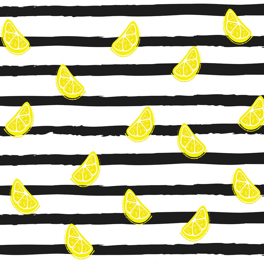 Avezano Lemon Repeat Pattern Summer Backdrop For Photography