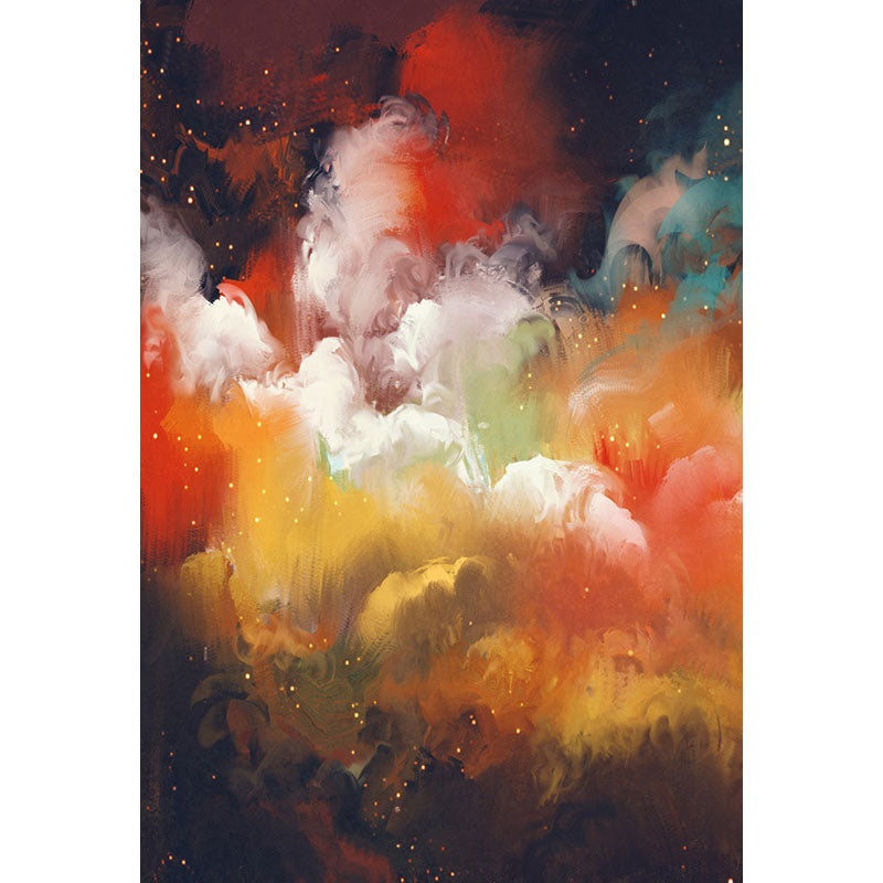 Avezano Colourful Rising Smoke Abstract Texture Master Backdrop For Portrait Photography-AVEZANO
