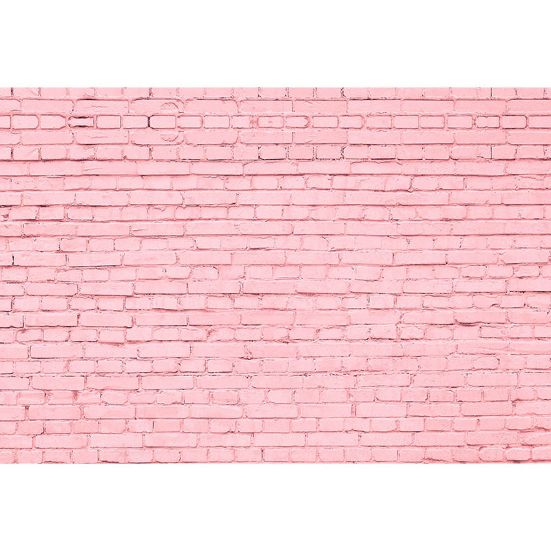 Avezano Pink Brick Wall Texture Backdrop For Portrait Photography-AVEZANO