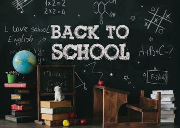 Avezano Blackboard Photography Backdrop For Back To School-AVEZANO