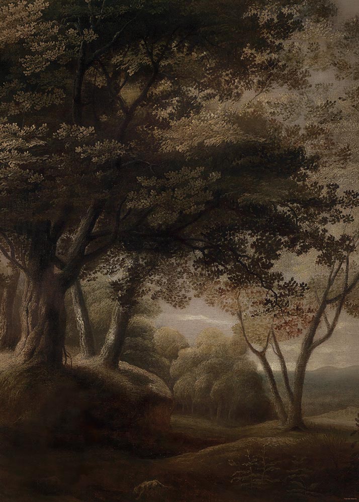 Avezano Trees Oil Painting Style Photography Backdrop-AVEZANO