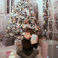 Avezano Christmas Tree With Ornaments Photography Backdrop-AVEZANO