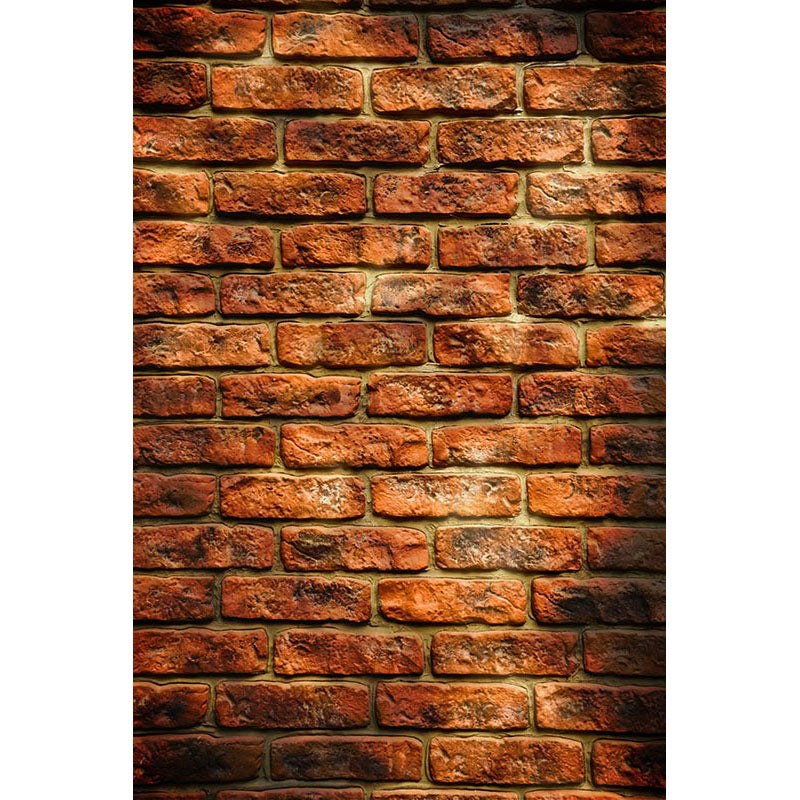 Avezano Red Brick Wall Texture Backdrop With Sunshine For Portrait Photography-AVEZANO