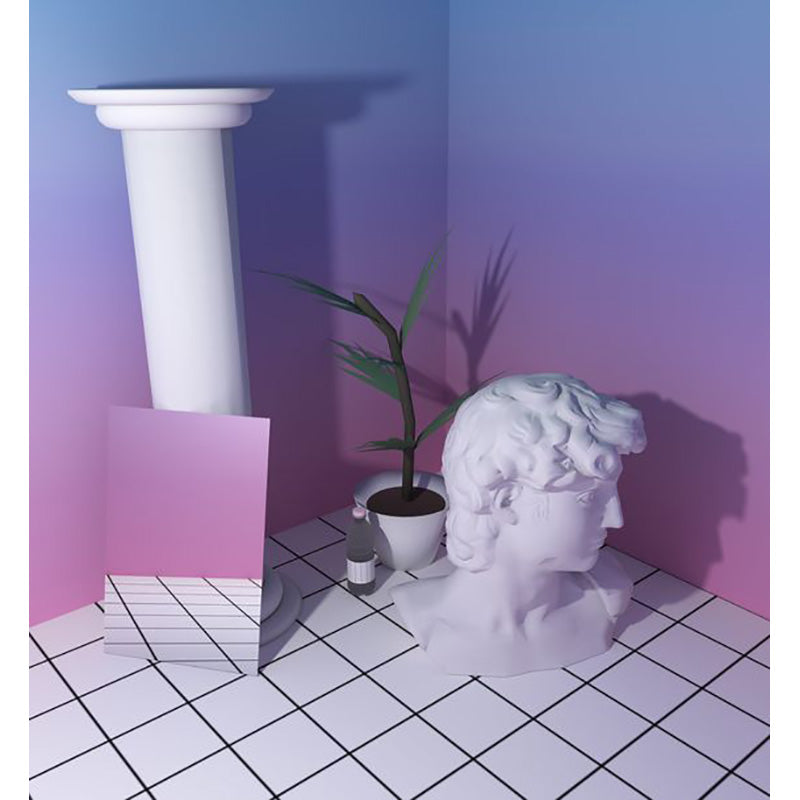 Avezano Bluish Violet Gradually Pales Gradient Backdrop For Portrait Photography