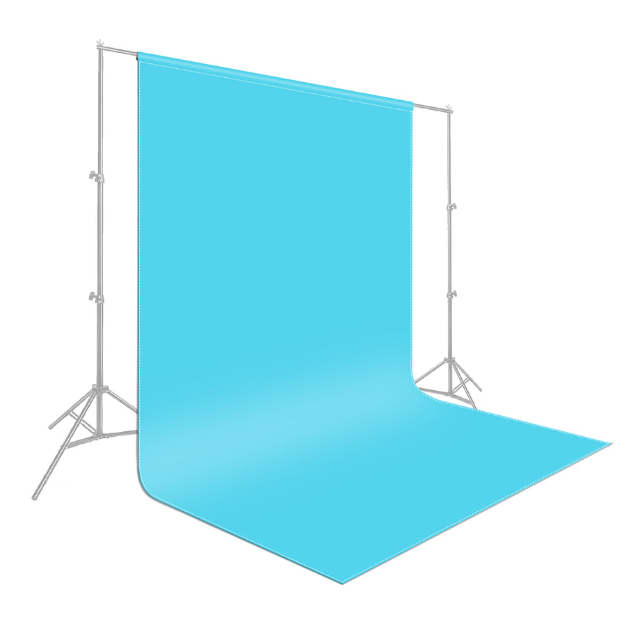 Avezano Blue Solid Color Photography Backdrop