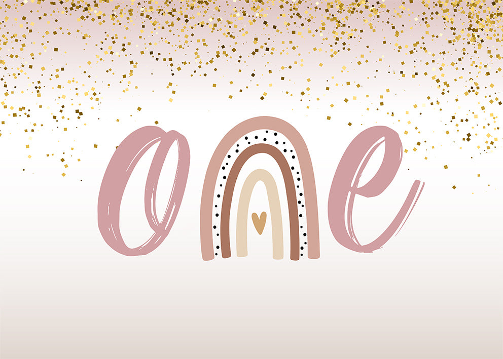 Avezano One-Year-Old Baby's Birthday Drawing Photography Background-AVEZANO