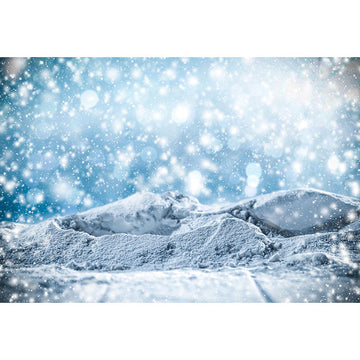Avezano Snowy Ground In Winter Photography Backdrop-AVEZANO