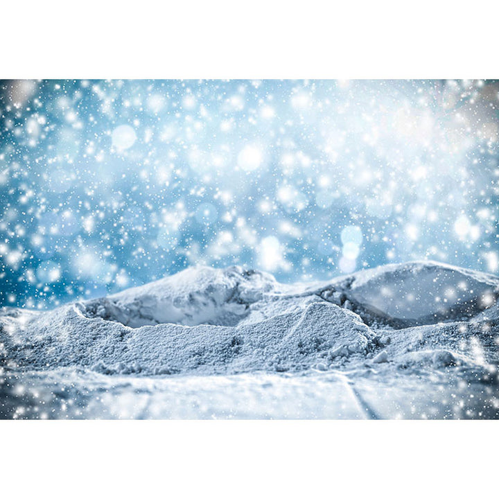 Avezano Snowy Ground In Winter Photography Backdrop-AVEZANO