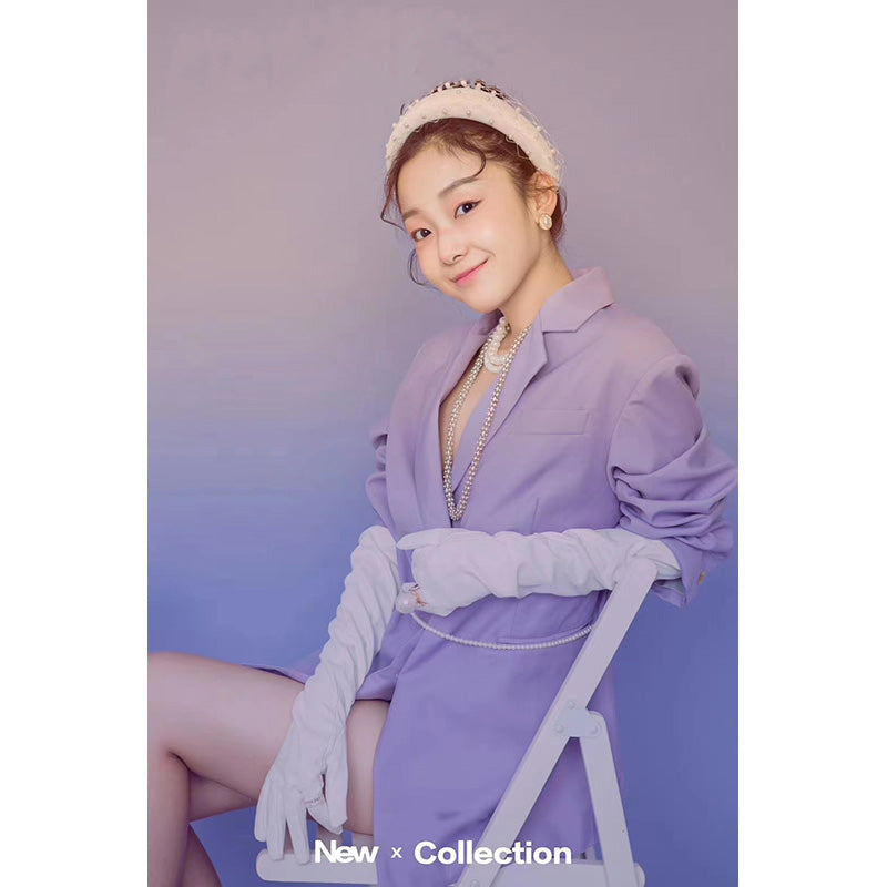 Avezano Bluish Violet Gradually Pales Gradient Backdrop For Portrait Photography