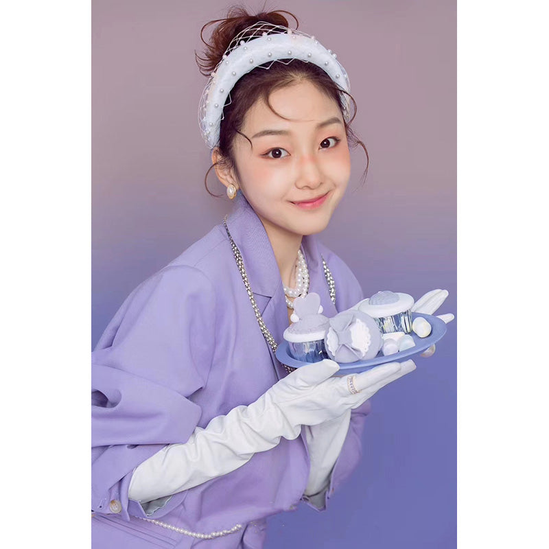 Avezano Bluish Violet Gradually Pales Gradient Backdrop For Portrait Photography-AVEZANO