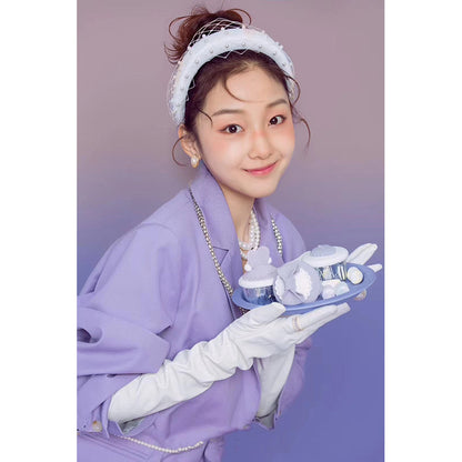 Avezano Bluish Violet Gradually Pales Gradient Backdrop For Portrait Photography-AVEZANO