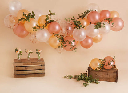 Avezano Balloon Bridge Children Session Photography Backdrop-AVEZANO